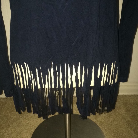 Pink Cattlelac long sleeve fringe top - Picture 3 of 7